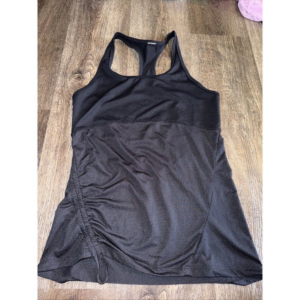 Fabletics Cashel Curved Cinch Tank Sz S Black